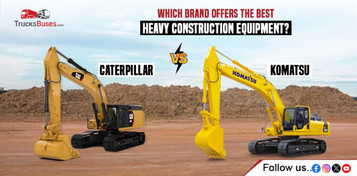 Komatsu and Caterpillar